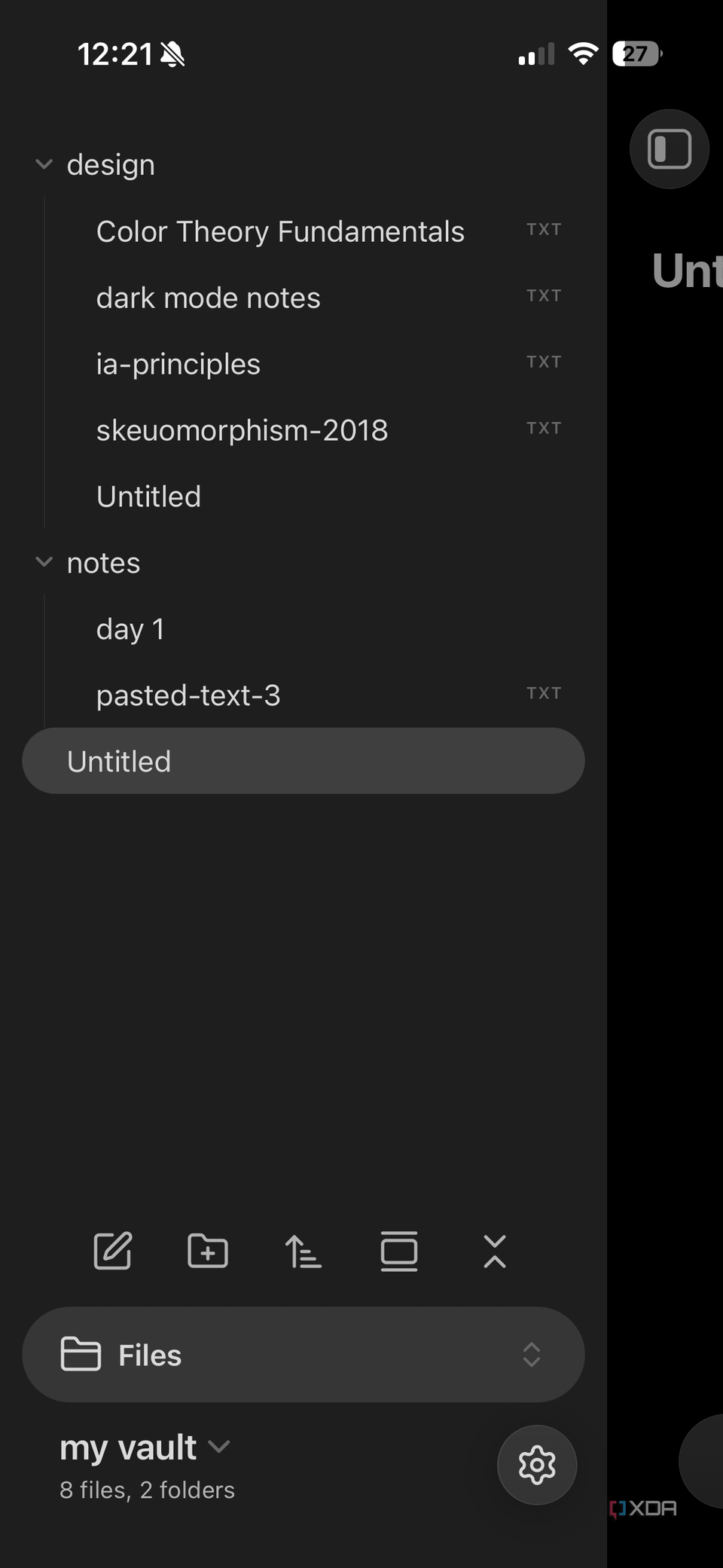 Notes syncing in obsidian mobile